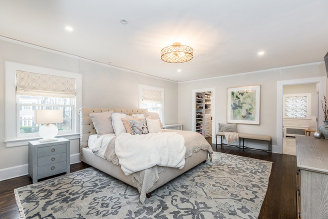 Staged interior space