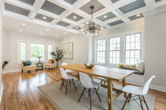 Whole-home staged dining nook