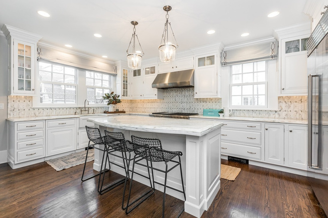 Staged interior space